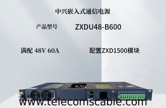 ZTE ZXDU48 B600 High Frequency Embedded Communication Switching Power Supply DC 48V60A With ZXD1500 Module