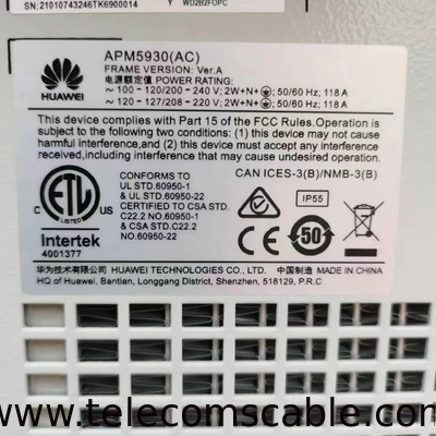 Huawei APM5930(AC) Combined Communication Cabinet Equipped With EPU05A Communication Power System