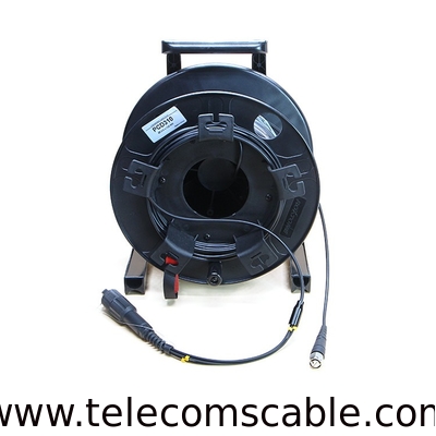 ODC Fiber Optic Cable Reel OM3 mode With ODC-2 ,ODC-4 Connector 100m~500m