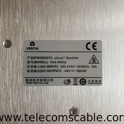 Emerson Rectifier Telecom Power Supply 48V 5800W - R48-5800E For NetSure