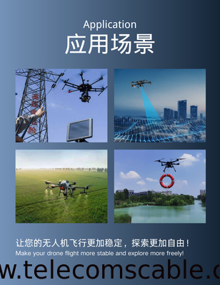 Invisible Opical Fiber Storage Box Optic Fiber FPV Drone Flight Kit / Communication Equipment for FPV Drones