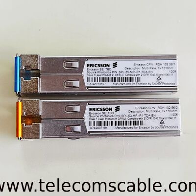 Original Ericsson RDH 102 56/2 RDH 102 56/1 Tx1310/Rx1550nm SFP Optical Transceiver Module