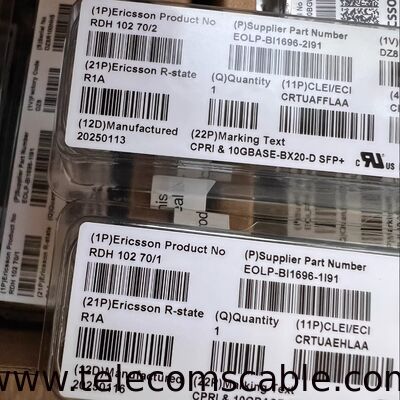 Original Ericsson RDH 102 70/1 and RDH 102 70/2 Paired Single Fiber Optical Module 10GBASE-BX20-U/D SFP+