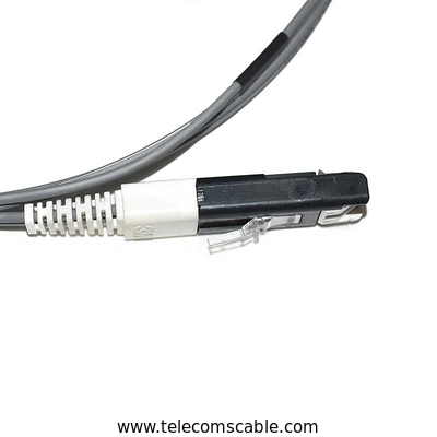 GGP high-strength coated VF45 to LC Fiber Optic patch cord with VF45 connector