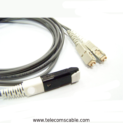 GGP high-strength coated VF45 to SC Fiber Optic patch cord with VF45 connector