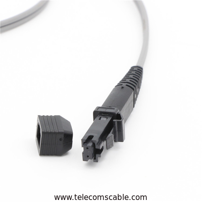 GGP high-strength coated VF45 to LC Fiber Optic patch cord with VF45 connector