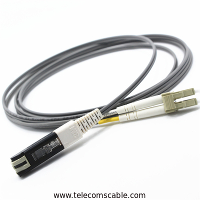 GGP high-strength coated VF45 to LC Fiber Optic patch cord with VF45 connector