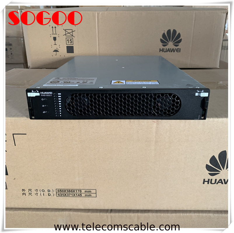 Rectifier Power Feed Cable for Huawei Equipment, 48V DC with Insulated Lugs, Custom Gauge and Length - Huawei R48100G1 48V 100A