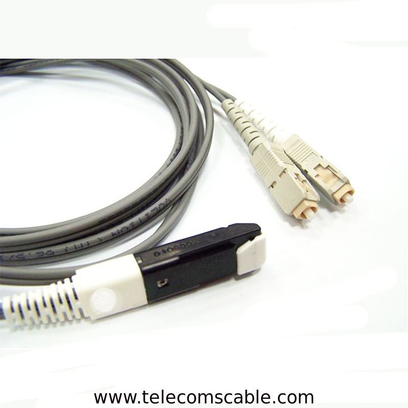 GGP high-strength coated VF45 to SC Fiber Optic patch cord with VF45 connector