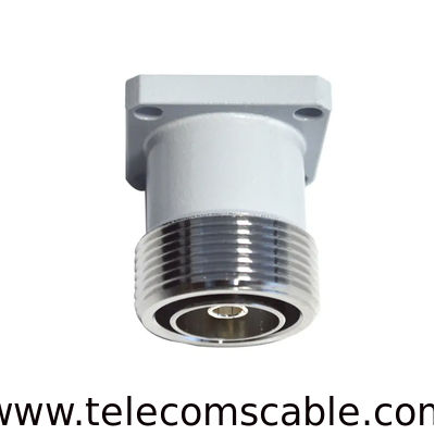 Conector coaxial RF 7/16 Din Adaptador de brida femenino