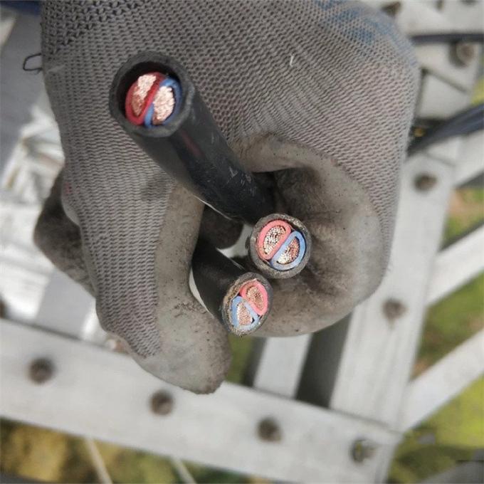 600V 2586 RRU Cable de alimentación tipo D 2x10AWG / 2x6mm2 Escudo para exteriores 3